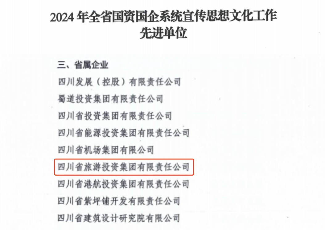 喜報(bào)！省尊龍凱時(shí)集團(tuán)獲評(píng)2024年全省國資國企系統(tǒng)宣傳思想文化工作先進(jìn)單位